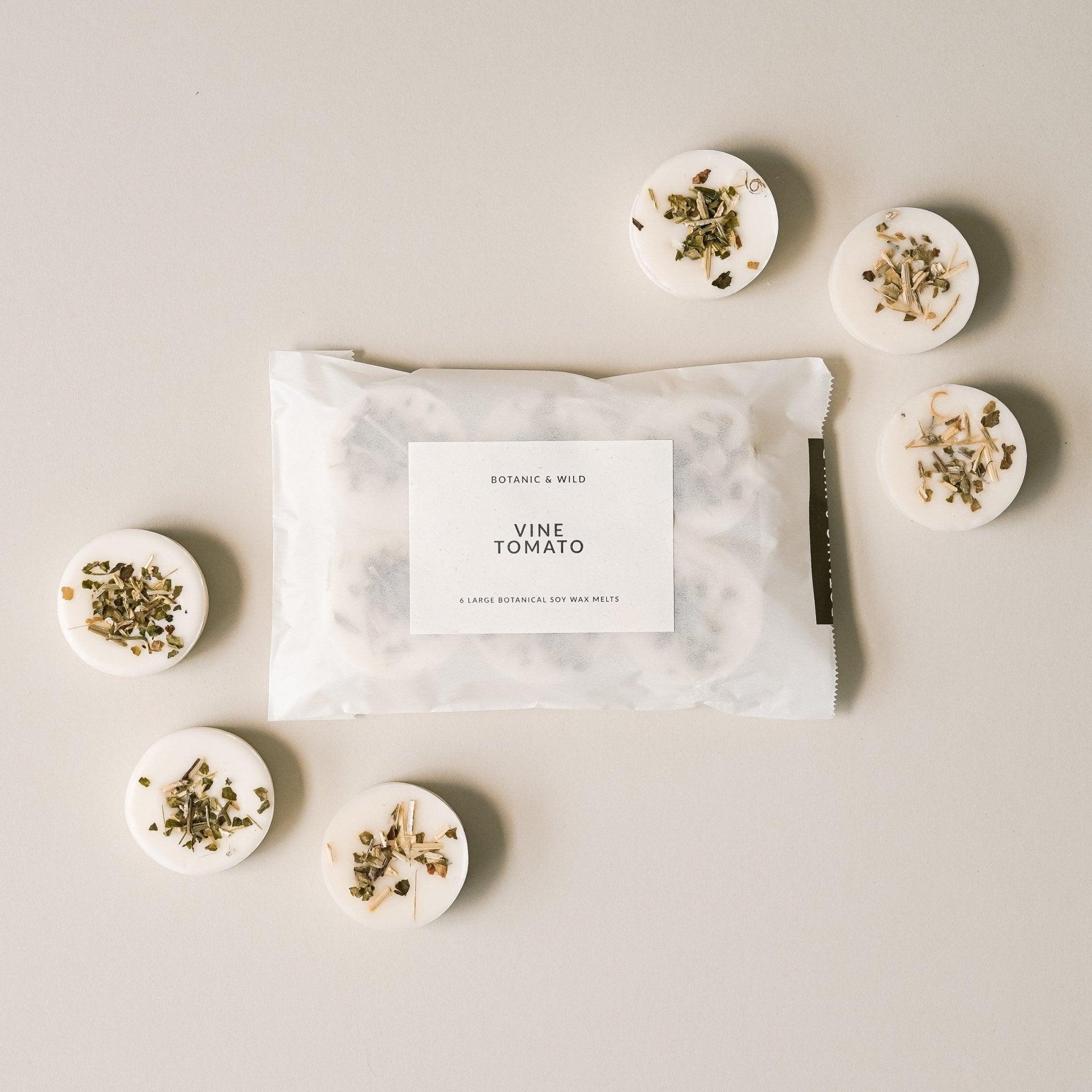 VINE TOMATO Botanical Soy Wax Melts - Botanic & Wild
