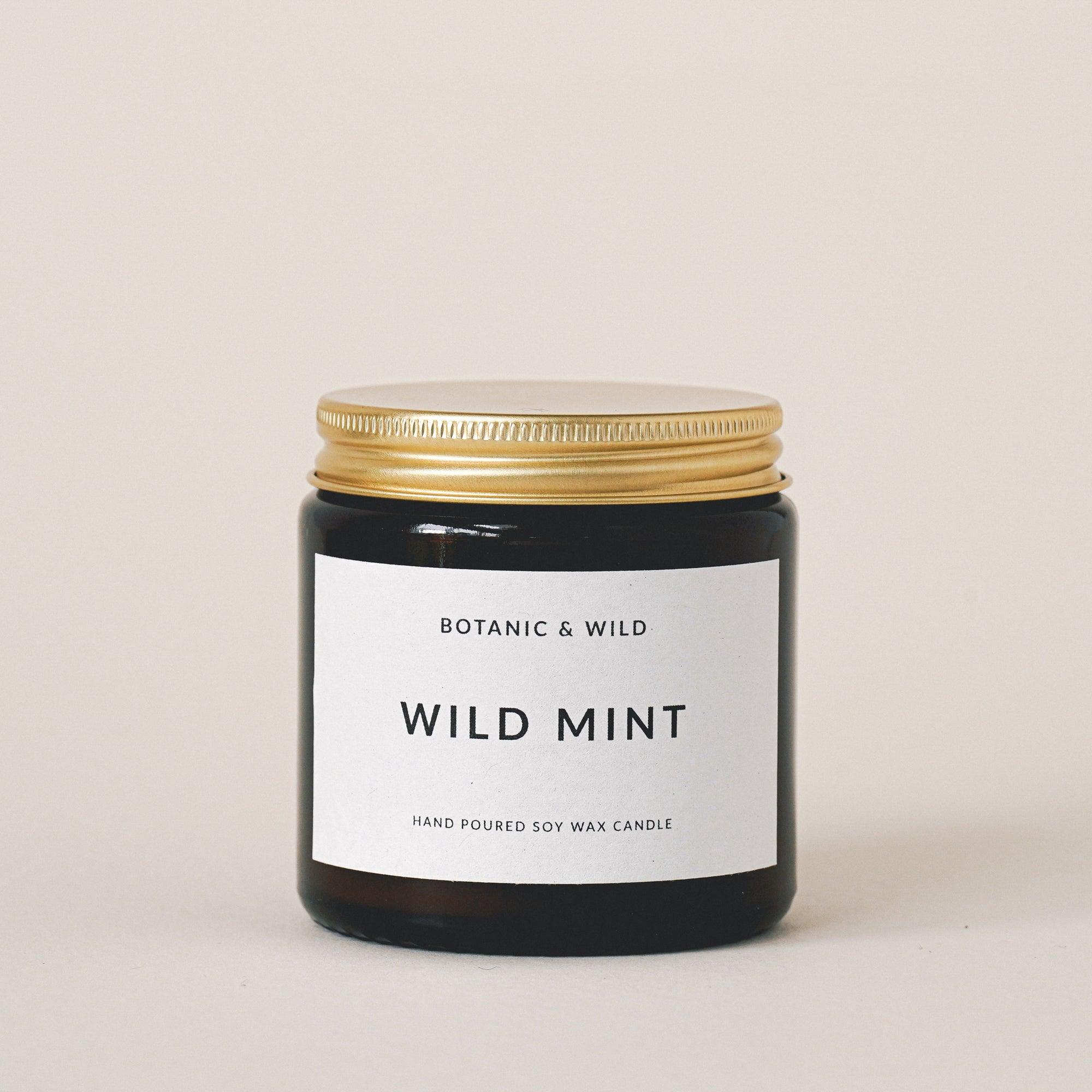 WILD MINT Scented Soy Candles - Botanic & Wild